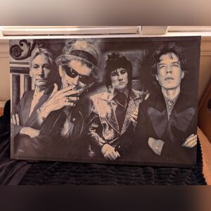 Large Rolling Stones Canvas Wall Art